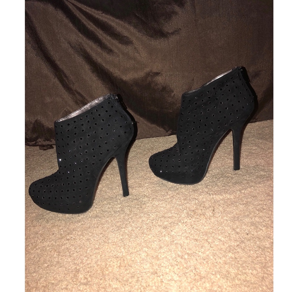 Forever 21 jeweled stiletto bootie.